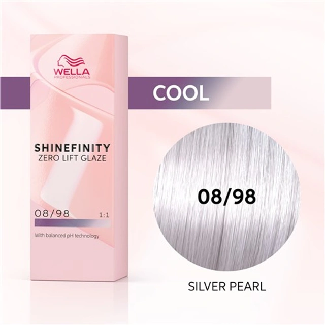 Wella Professional Shinefinity Zero Lift Glaze - 08/98 60ml - Light Blonde Cendre Pearl főképe